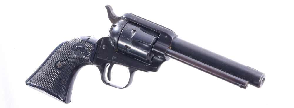 Colt Frontier Scout Single Action .22 Short Revolver 4.75" 6rd Blued -img-1