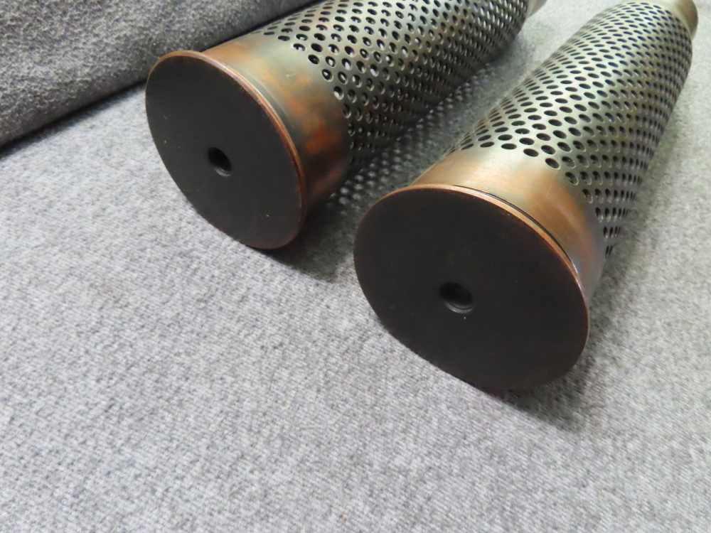 2-KOREAN WAR ERA US 75mm RECOILESS RIFLE SHELL CASINGS DATED 1951 & 1953-img-3