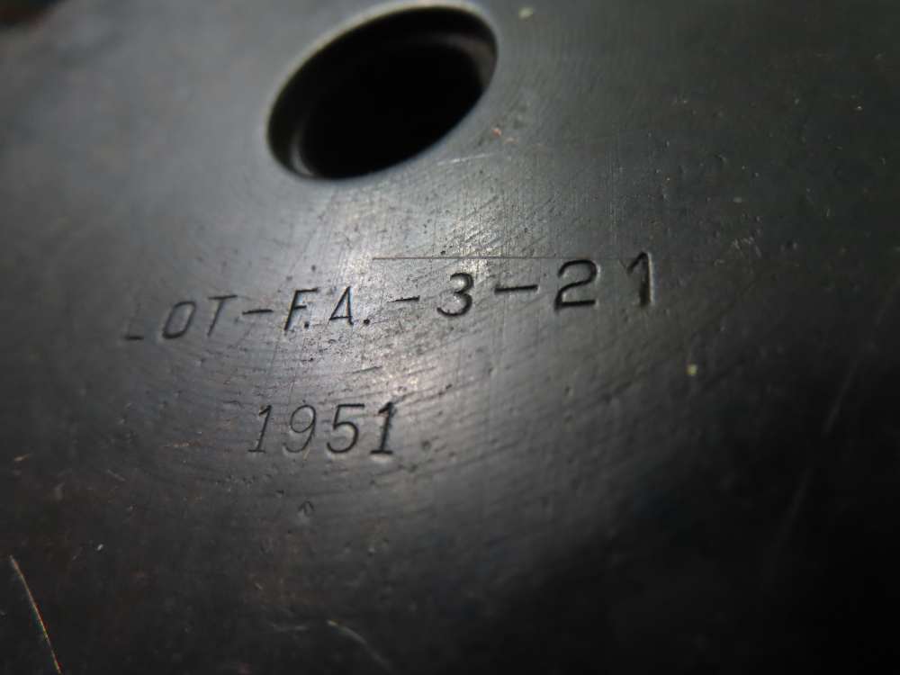 2-KOREAN WAR ERA US 75mm RECOILESS RIFLE SHELL CASINGS DATED 1951 & 1953-img-6