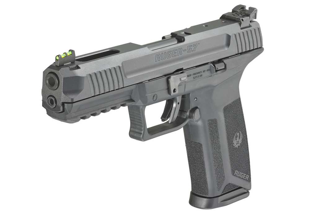 Ruger 5.7 Pro 5.7x28mm Fiber Optic Front Sight Pic Rail Drilled Tapped-img-5
