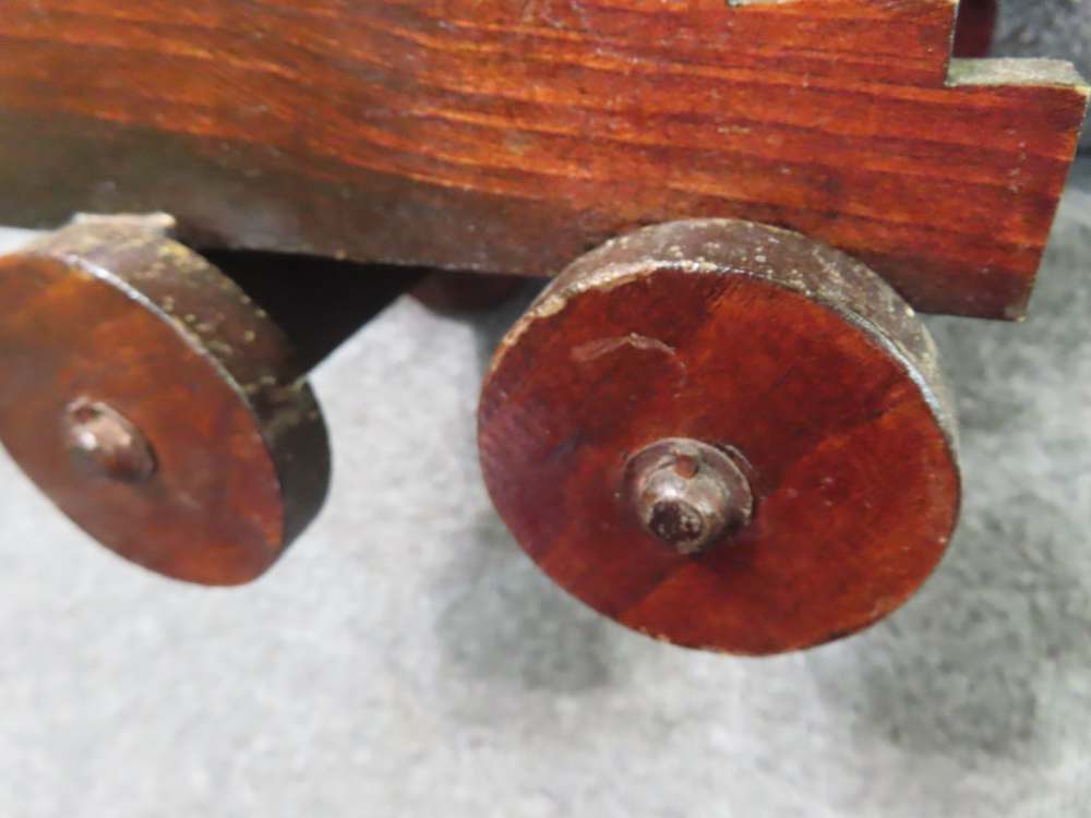 ANTIQUE CAST IRON .75 CALIBER CANNON MARKED "JULY 4th 1897" ON BARREL-img-5
