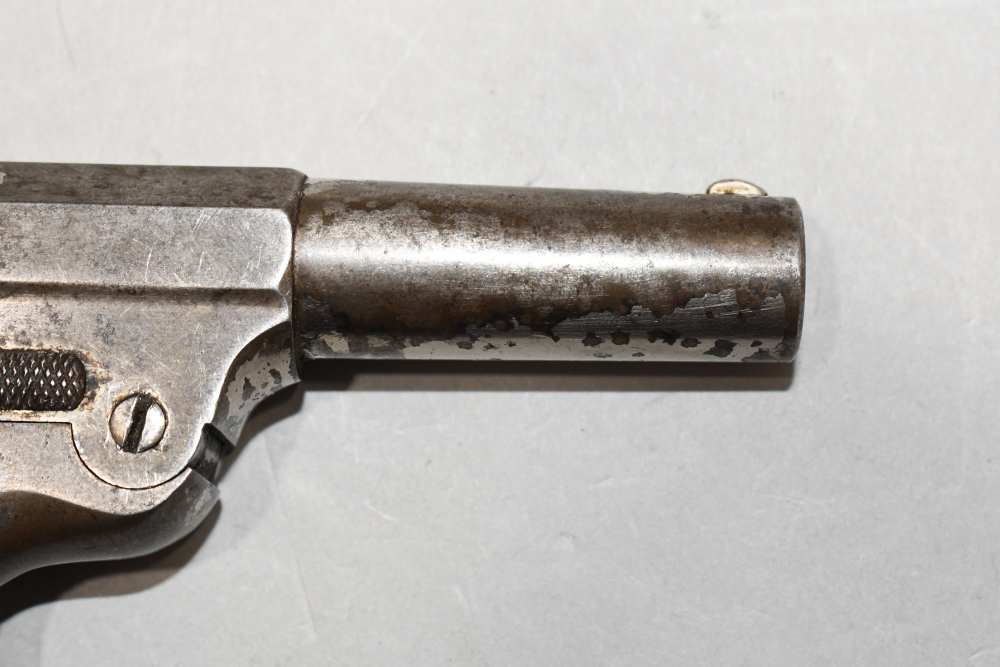 Rare CH Ballard Iron Frame Single Shot Break Action Derringer Pistol 41 RF -img-4