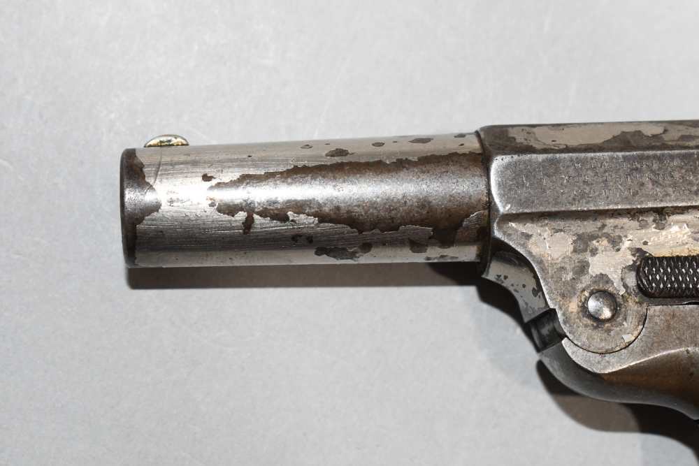 Rare CH Ballard Iron Frame Single Shot Break Action Derringer Pistol 41 RF -img-8