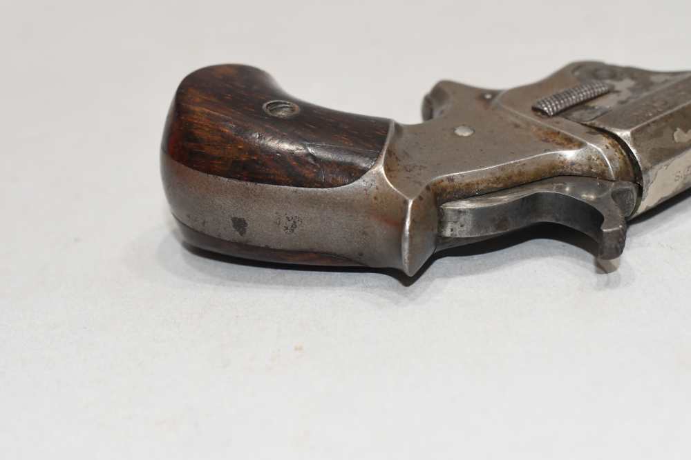 Rare CH Ballard Iron Frame Single Shot Break Action Derringer Pistol 41 RF -img-12
