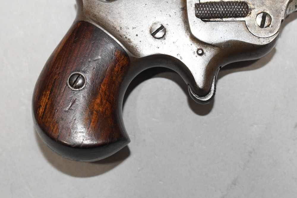Rare CH Ballard Iron Frame Single Shot Break Action Derringer Pistol 41 RF -img-2