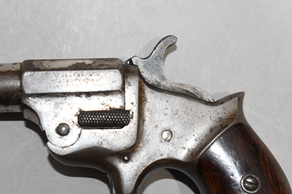 Rare CH Ballard Iron Frame Single Shot Break Action Derringer Pistol 41 RF -img-7
