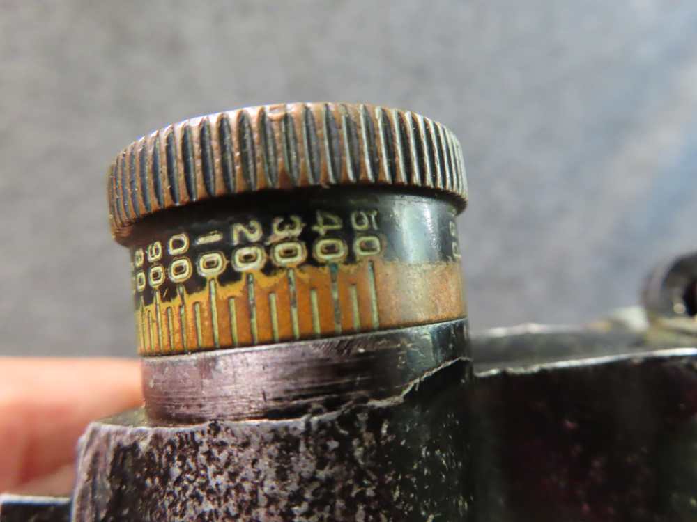 WWII-VIETNAM M4 SIGHT FOR 60mm MORTAR WITH WORKING KNOBS/CASE-img-7