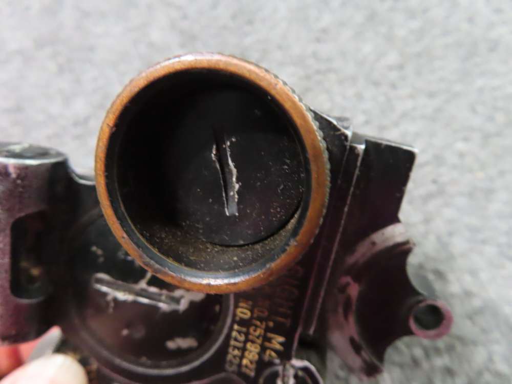 WWII-VIETNAM M4 SIGHT FOR 60mm MORTAR WITH WORKING KNOBS/CASE-img-6