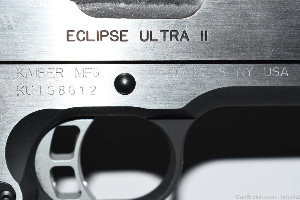 Wonderful Kimber Eclipse Ultra II 3.25" 1911 45 ACP Pistol W Case-img-20