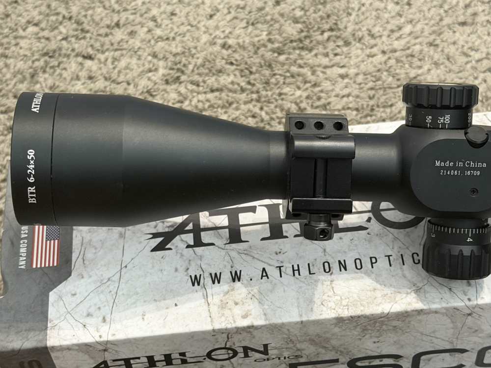 Athlon Argos BTR 6-24x50 mm APMR FFP IR MIL LNIB illuminated -img-4