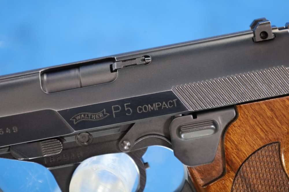 Early Production Walther P5 Compact 9mm Made in Germany Rare Heel Release-img-8