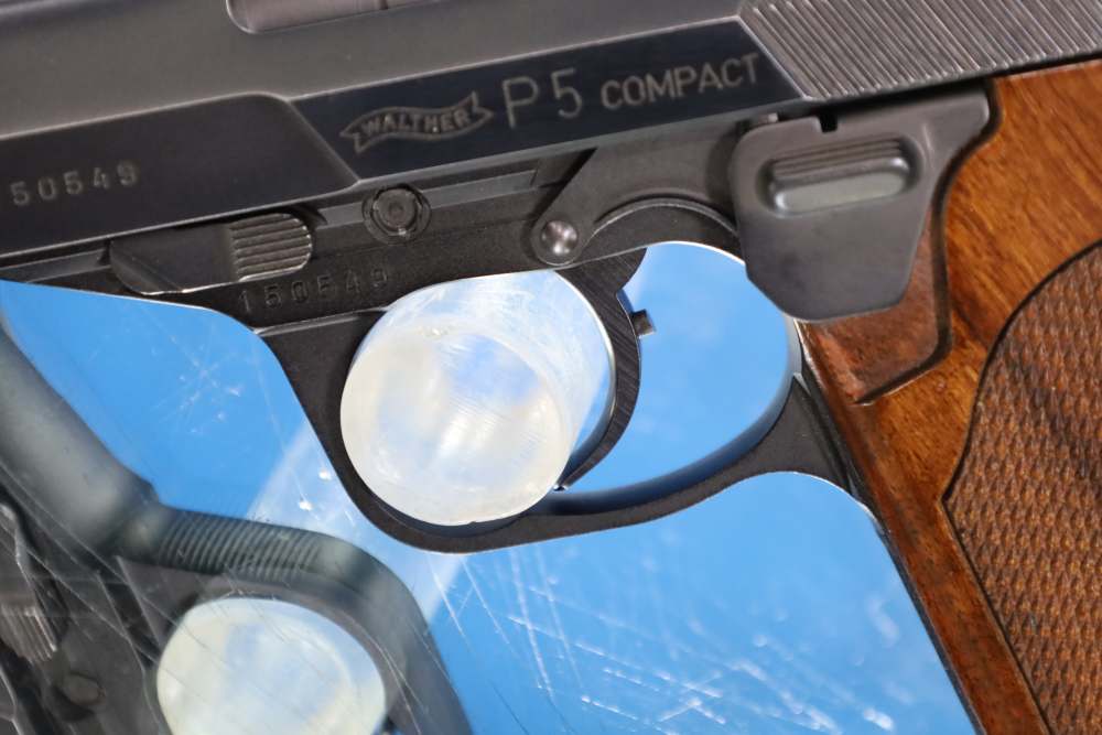 Early Production Walther P5 Compact 9mm Made in Germany Rare Heel Release-img-6