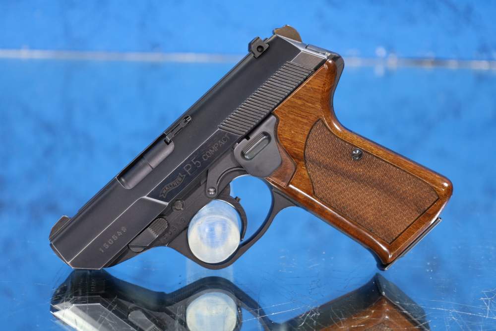 Early Production Walther P5 Compact 9mm Made in Germany Rare Heel Release-img-1