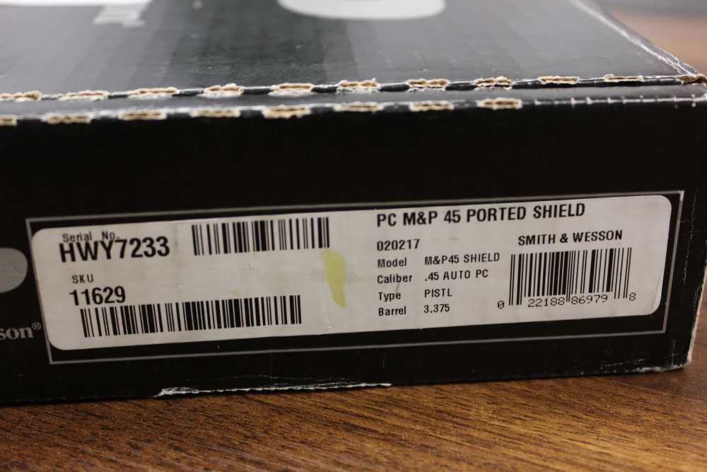 Smith & Wesson M&P Shield 45 Performance Center .45ACP! FREE SHIPPING!-img-9