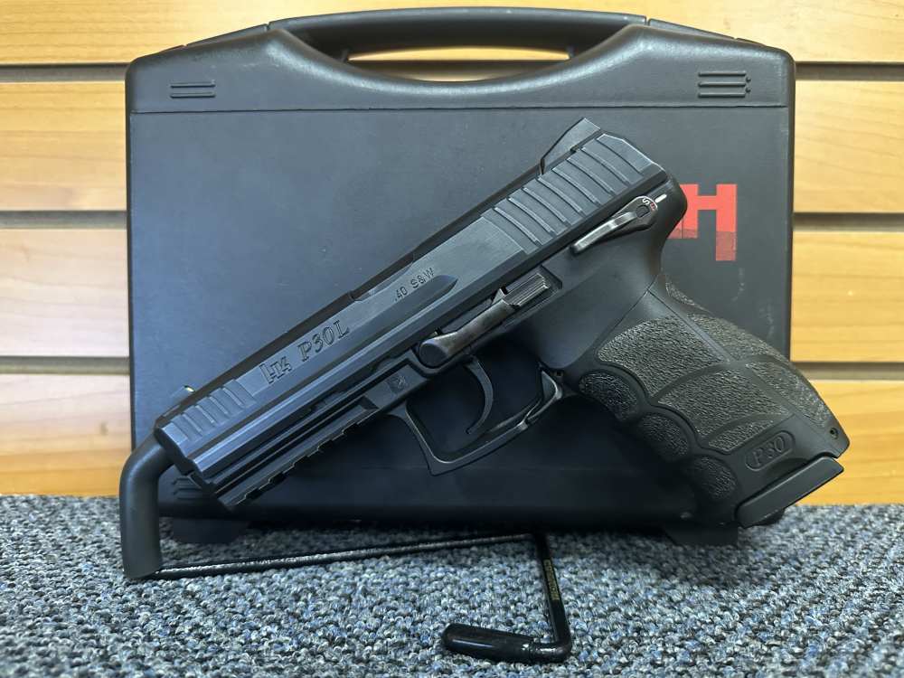 Heckler & Koch P30L V1 .40 S&W 4.45" BRL w/ Case & Mag-img-0