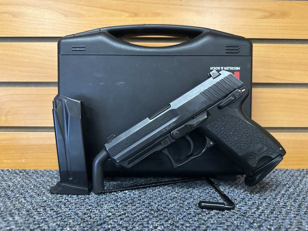 Heckler & Koch USP45 Compact 3.78" Barrel w/ Case & 2 (8) Rd Mags-img-0