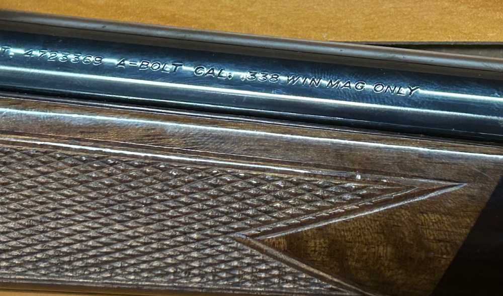 1984 Browning A-Bolt Medallion 338 Win Mag 26" -img-9