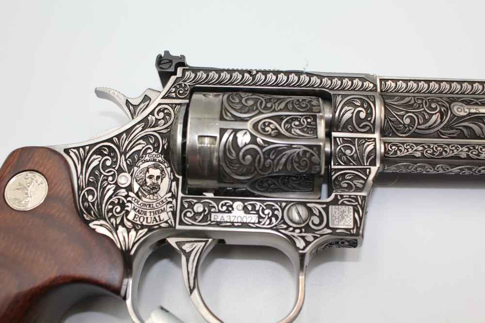 NICE! Colt King Cobra Trarget .357 Mag Custon Scroll Engraving -img-9