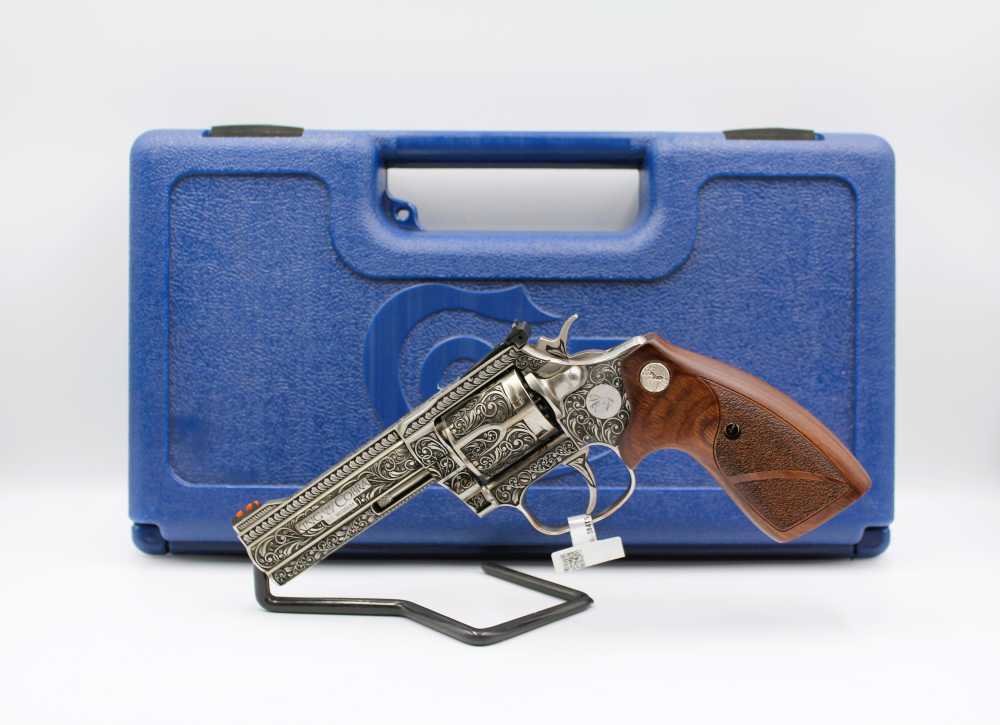 NICE! Colt King Cobra Trarget .357 Mag Custon Scroll Engraving -img-0