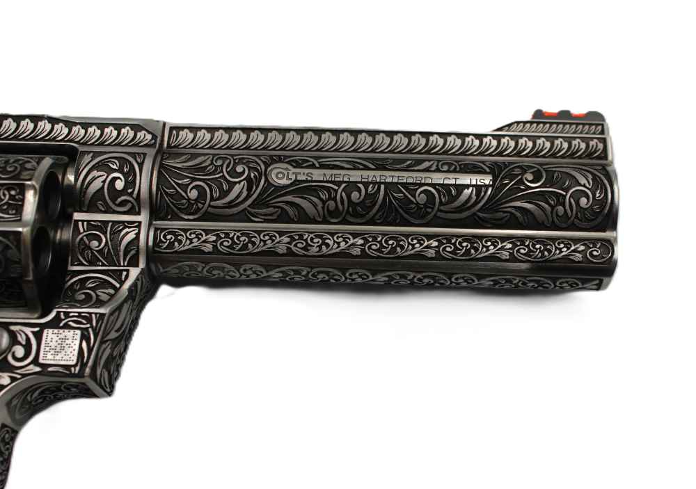 NICE! Colt King Cobra Trarget .357 Mag Custon Scroll Engraving -img-7