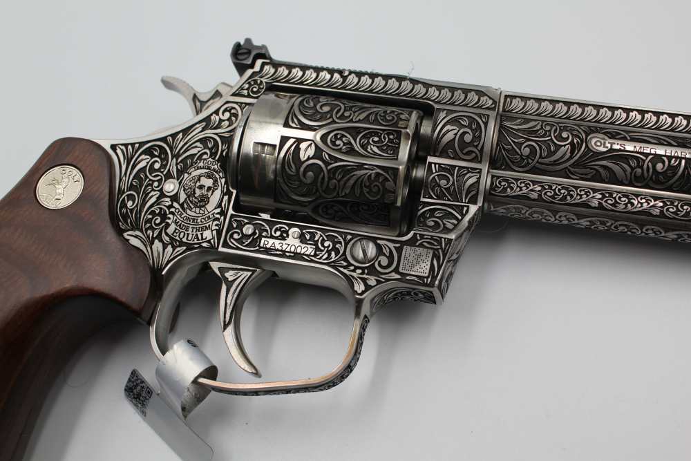 NICE! Colt King Cobra Trarget .357 Mag Custon Scroll Engraving -img-8