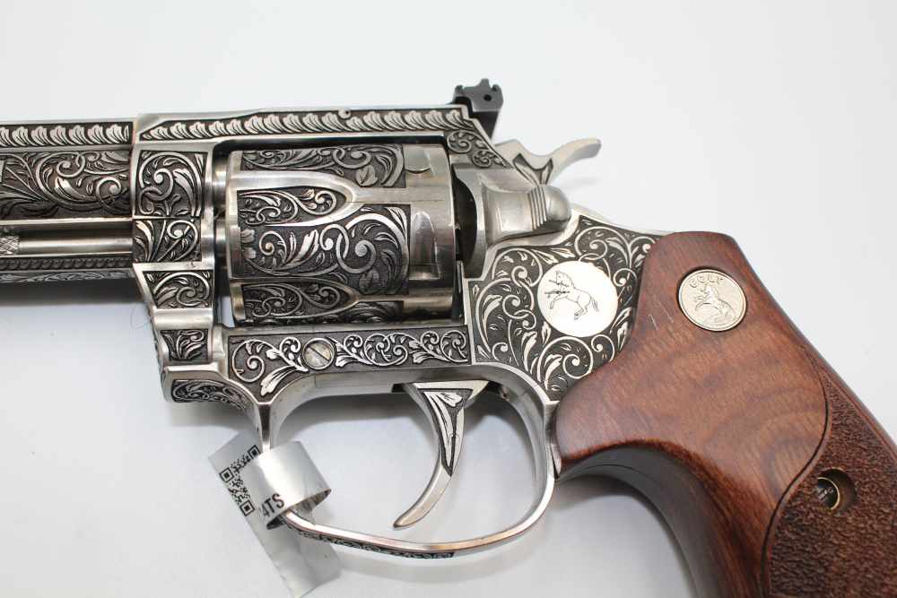 NICE! Colt King Cobra Trarget .357 Mag Custon Scroll Engraving -img-4