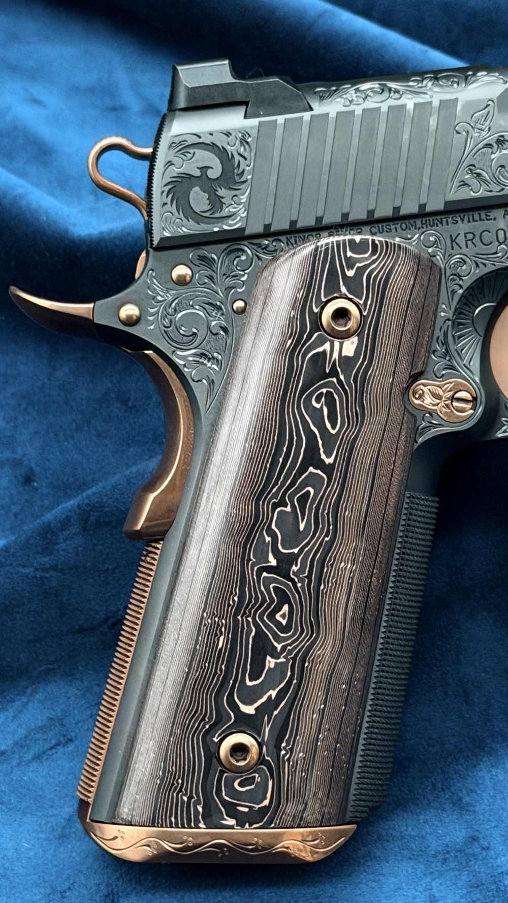 Kings River Custom KRC Level 3 1911 Copperhead 45acp Engraved DLC Layaway-img-8