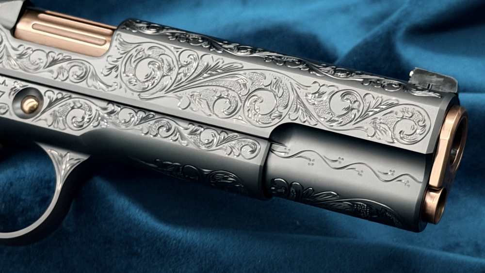 Kings River Custom KRC Level 3 1911 Copperhead 45acp Engraved DLC Layaway-img-11
