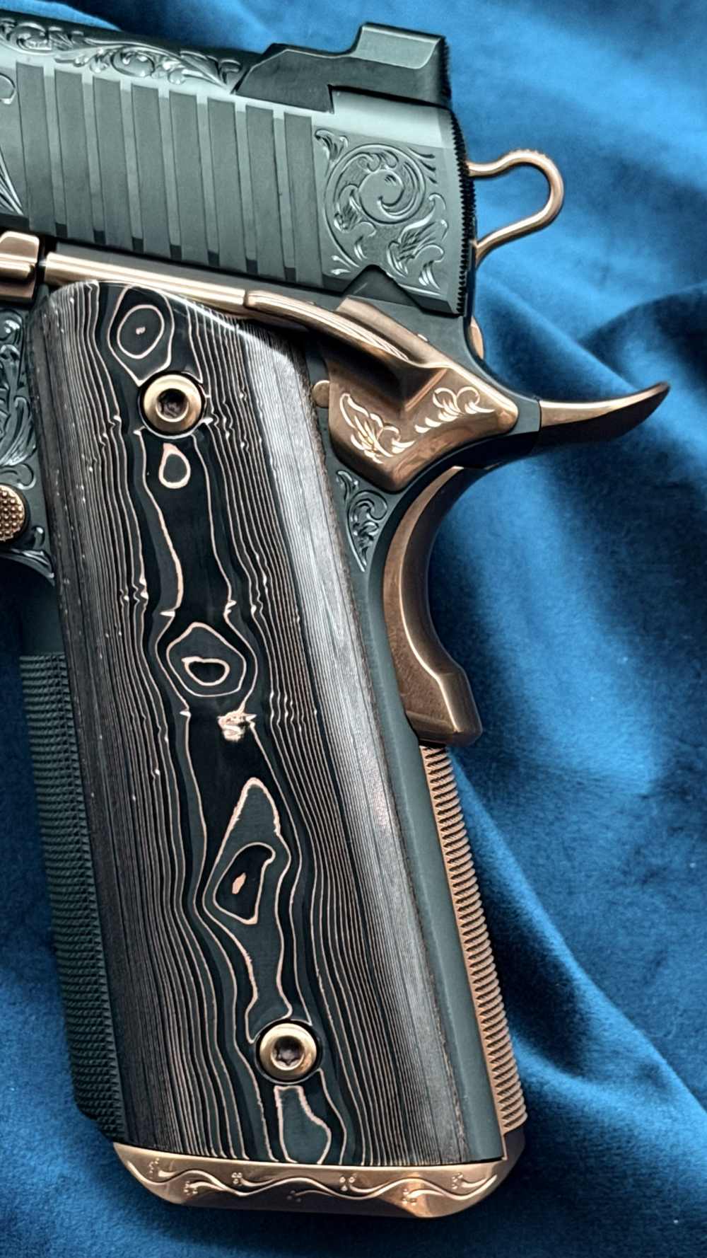 Kings River Custom KRC Level 3 1911 Copperhead 45acp Engraved DLC Layaway-img-14