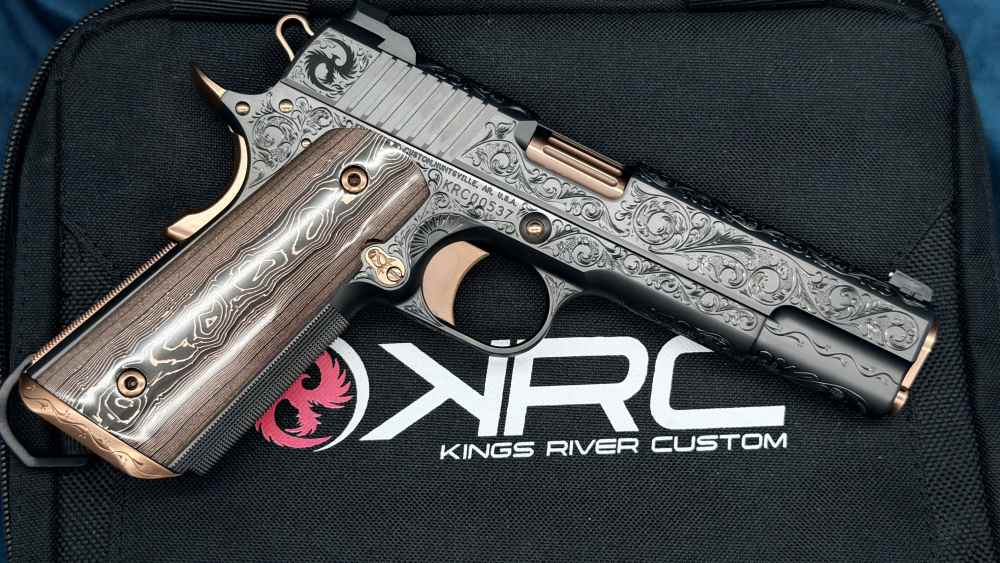 Kings River Custom KRC Level 3 1911 Copperhead 45acp Engraved DLC Layaway-img-6