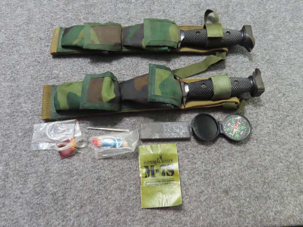4-KNIVES; 2 IMPERIAL SURVIVAL-TRADITIONAL KNIFE FROM CRETE, SHORT MACHETE-img-10