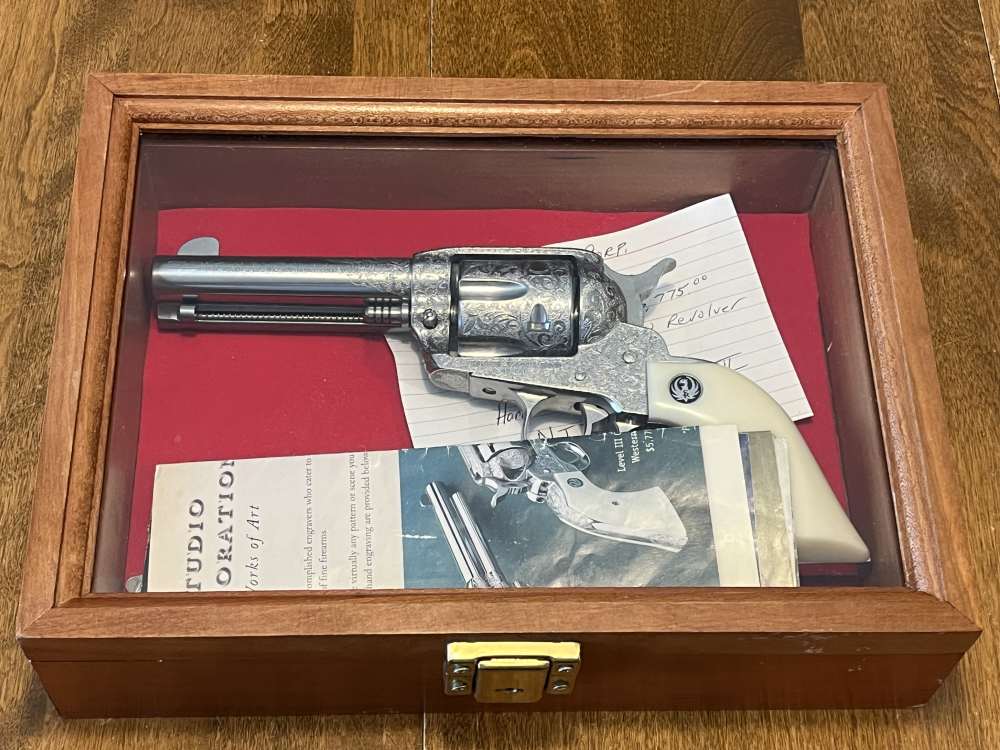 Ruger Vaquero 45LC Level 3 Hand Engraved HOLY GRAIL NEW UNFIRED! (2-275)-img-28