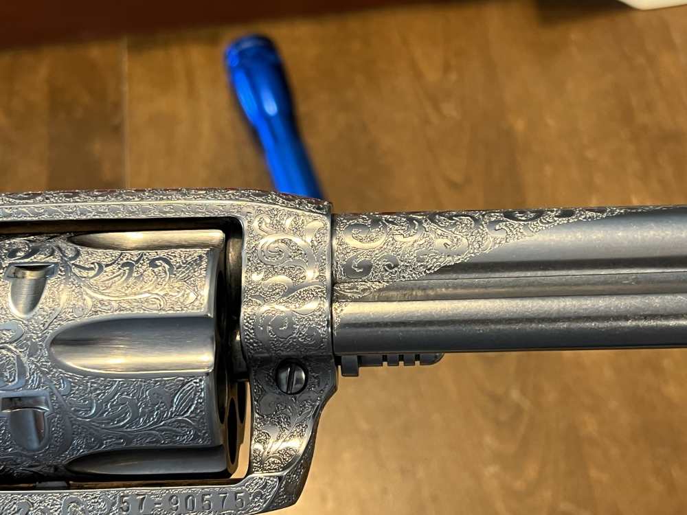 Ruger Vaquero 45LC Level 3 Hand Engraved HOLY GRAIL NEW UNFIRED! (2-275)-img-11