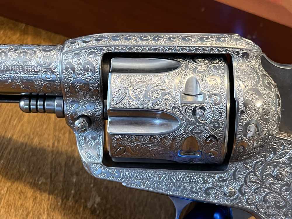 Ruger Vaquero 45LC Level 3 Hand Engraved HOLY GRAIL NEW UNFIRED! (2-275)-img-2