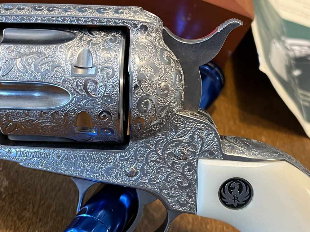Ruger Vaquero 45LC Level 3 Hand Engraved HOLY GRAIL NEW UNFIRED! (2-275)-img-3