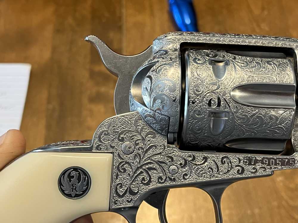 Ruger Vaquero 45LC Level 3 Hand Engraved HOLY GRAIL NEW UNFIRED! (2-275)-img-9