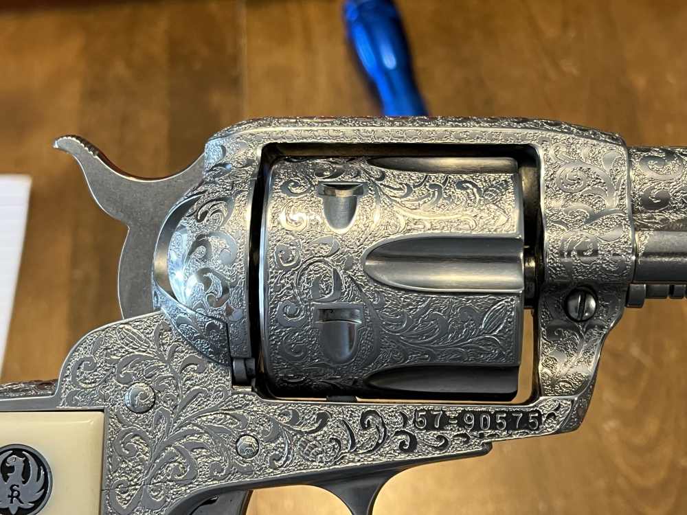 Ruger Vaquero 45LC Level 3 Hand Engraved HOLY GRAIL NEW UNFIRED! (2-275)-img-12