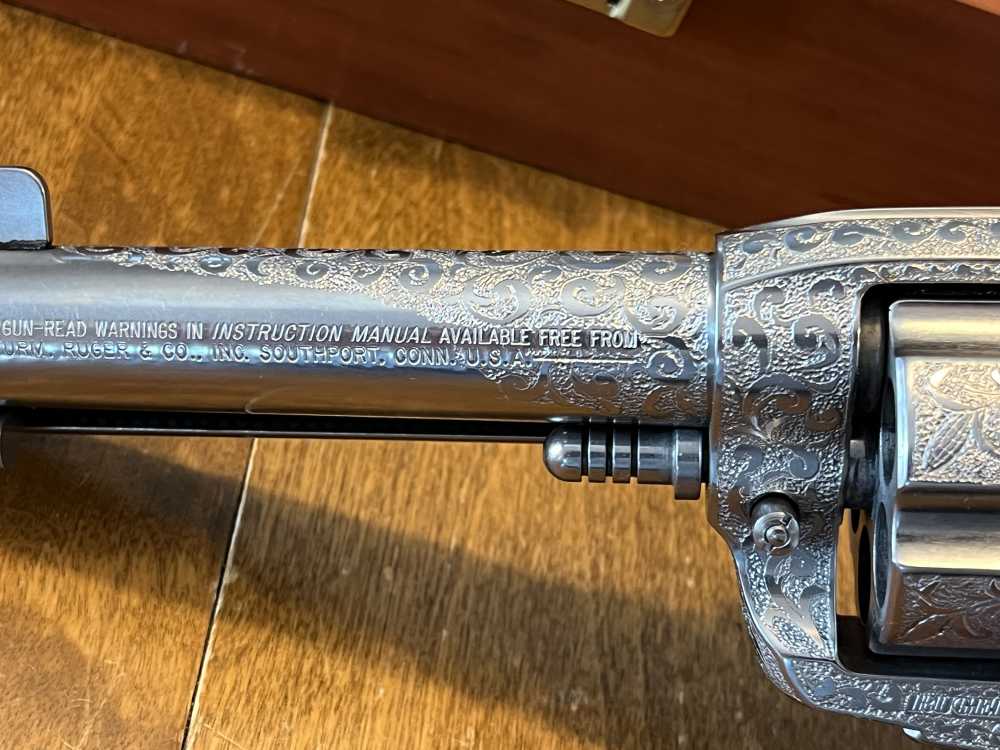 Ruger Vaquero 45LC Level 3 Hand Engraved HOLY GRAIL NEW UNFIRED! (2-275)-img-5