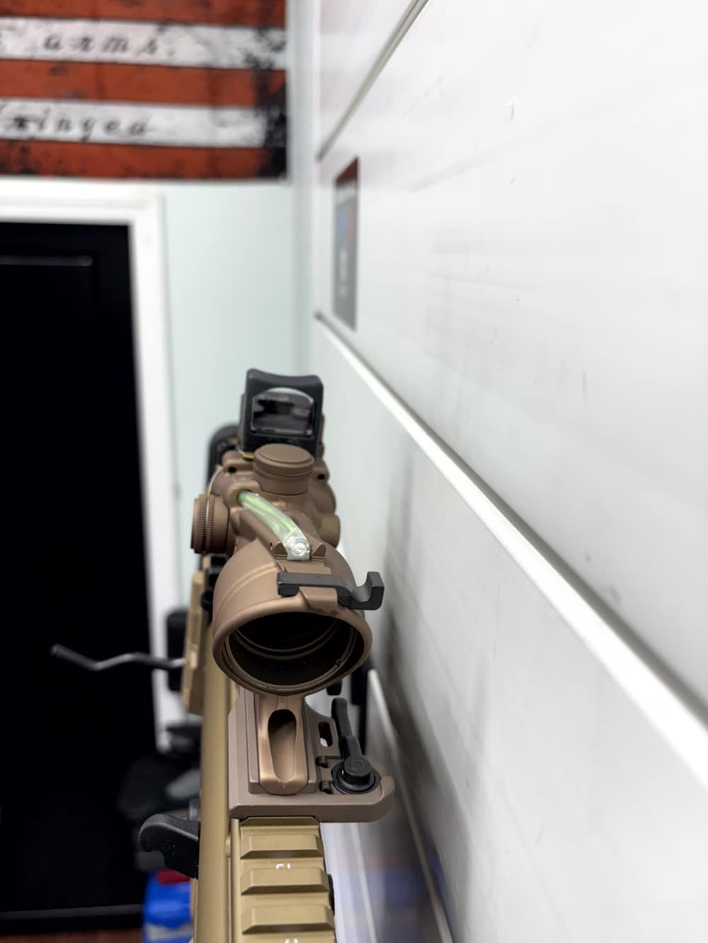 FN SCAR with Trijicon ACOG and Trijicon red dot, rails and brake VG Cond.-img-6
