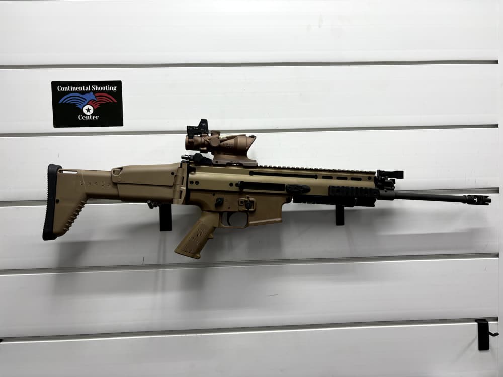FN SCAR with Trijicon ACOG and Trijicon red dot, rails and brake VG Cond.-img-1