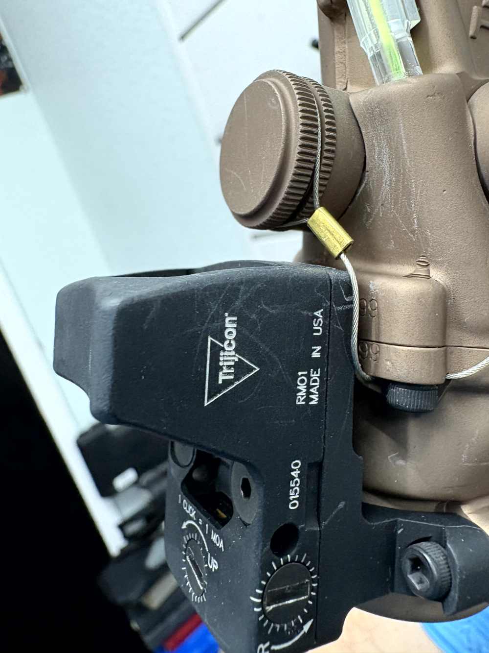 FN SCAR with Trijicon ACOG and Trijicon red dot, rails and brake VG Cond.-img-19