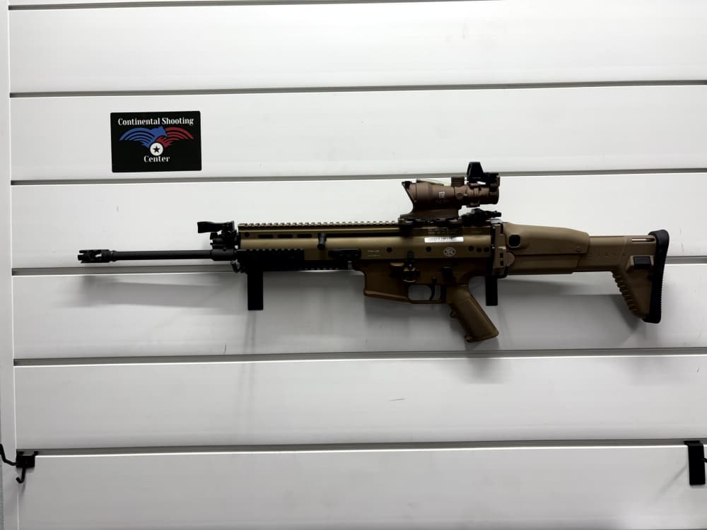 FN SCAR with Trijicon ACOG and Trijicon red dot, rails and brake VG Cond.-img-11