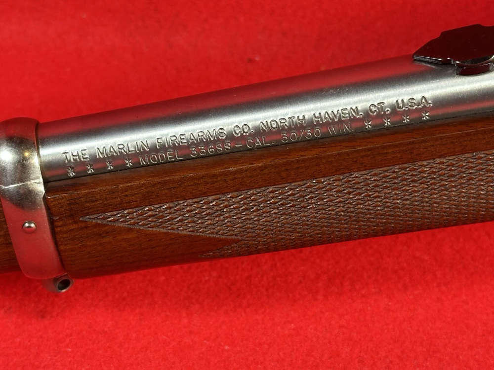 Marlin Model 336SS JM Stainless 30/30 Win Threaded 20" Lever Action Rifle-img-2