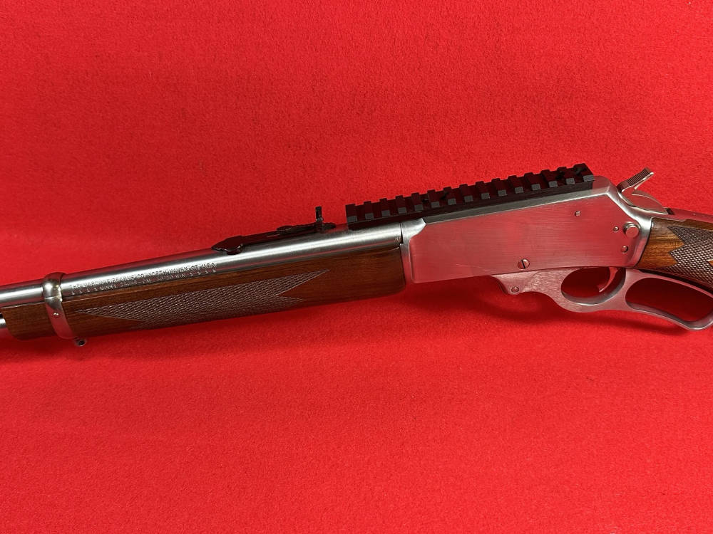 Marlin Model 336SS JM Stainless 30/30 Win Threaded 20" Lever Action Rifle-img-4