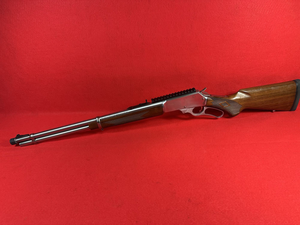 Marlin Model 336SS JM Stainless 30/30 Win Threaded 20" Lever Action Rifle-img-0