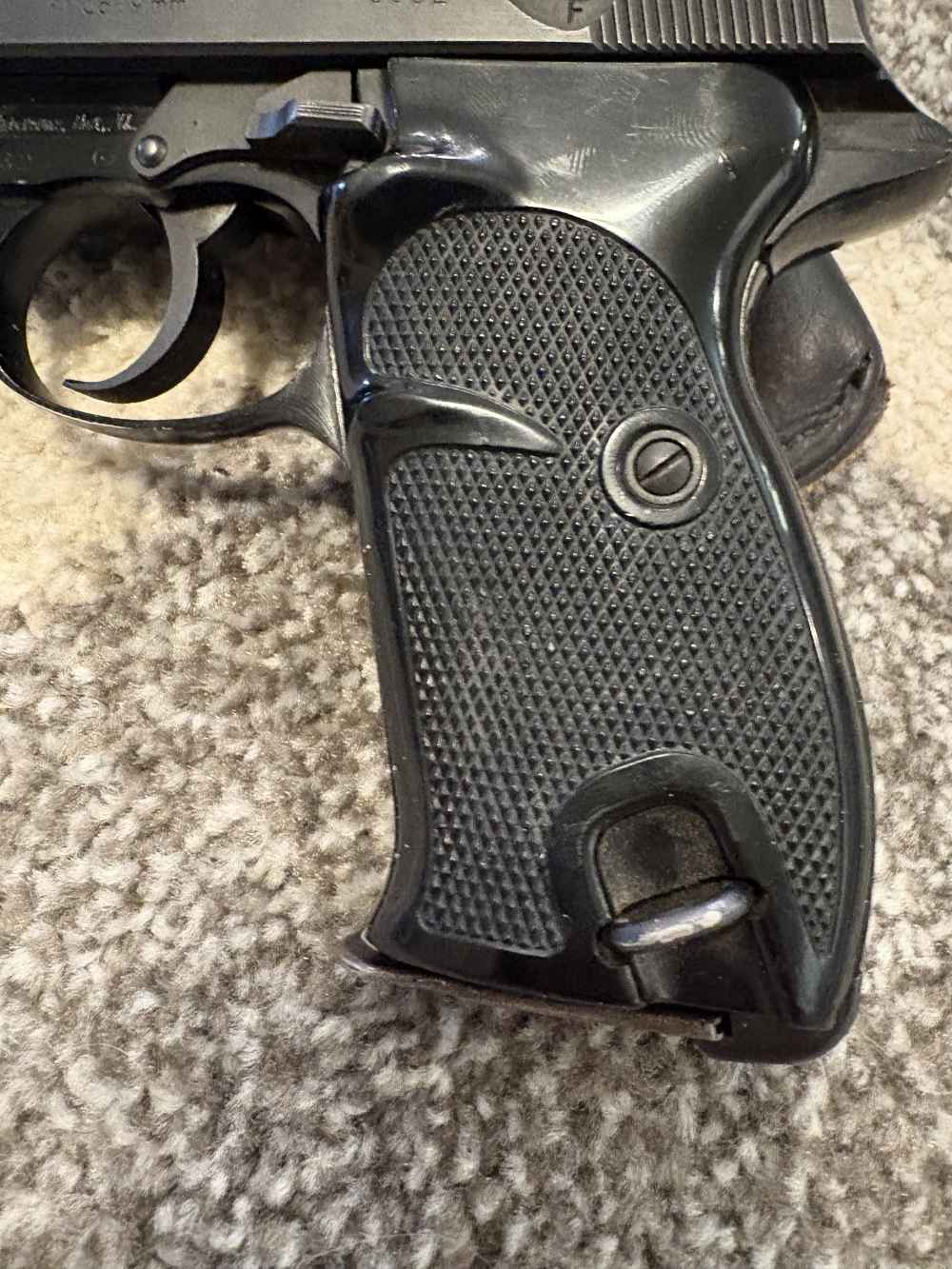 Walther P1 9mm 5" Blued Service Pistol w/ service holster & 2nd Mag -img-1
