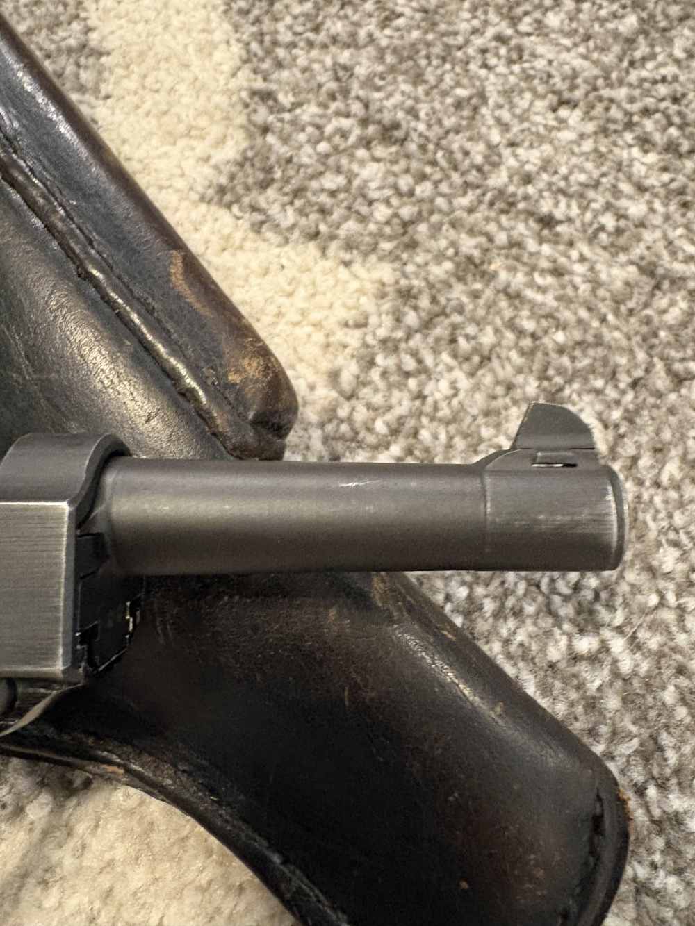 Walther P1 9mm 5" Blued Service Pistol w/ service holster & 2nd Mag -img-11