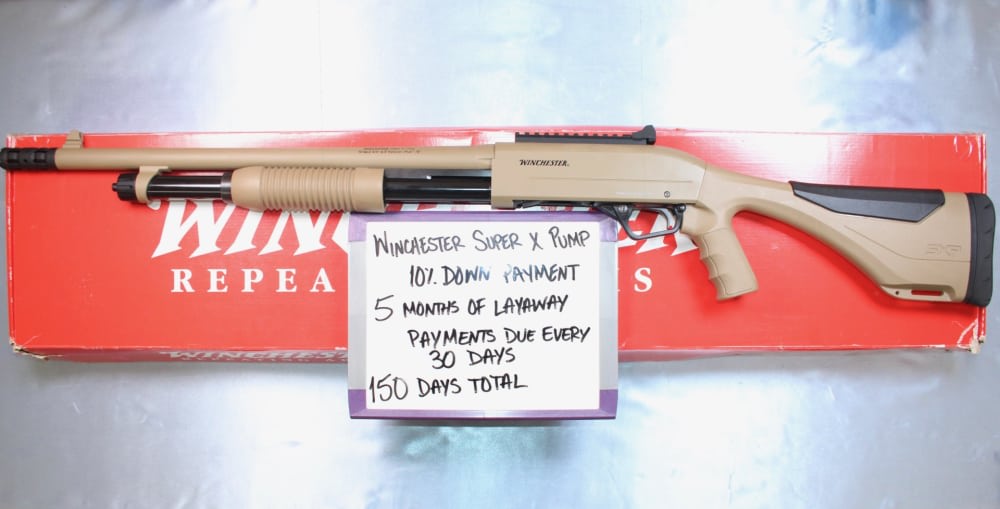 Winchester Super X Pump FDE 12GA 18" Barrel, LAYAWAY AVAILABLE!-img-0