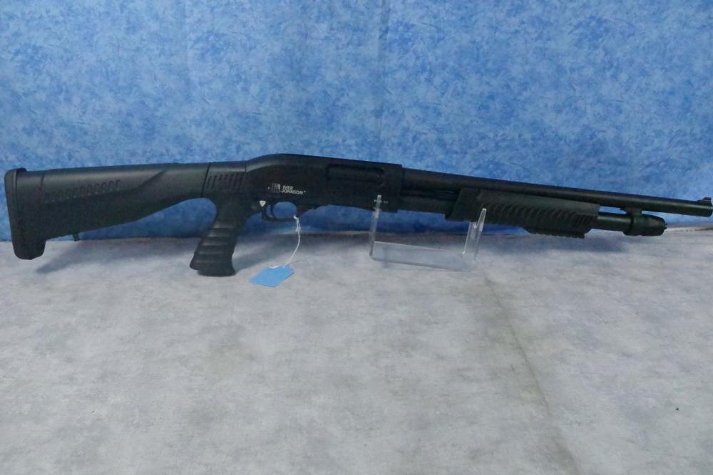 iver johnson pas 12 ga. pump 18.5" 5+1 black synthetic -img-0