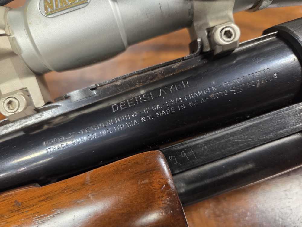 Ithaca Model 37 Featherlite Deerslayer 20" 12ga 1974 Prod C&R -img-8